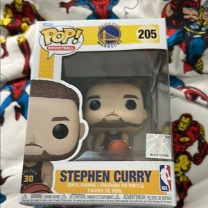 Funko Pop NBA Stephen Curry Figure - Blue and Gold